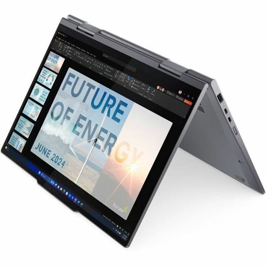 Lenovo ThinkPad X1 Gen 9 21KE001CAU 14" Touchscreen Convertible 2 in 1 Notebook - WUXGA - Intel Core Ultra 7 155U - Intel Evo Platform - 16 GB - 512 GB SSD - English Keyboard - Grey