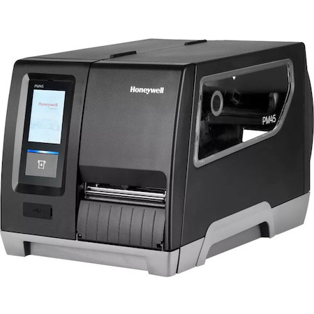 Honeywell PM45 Industrial Thermal Transfer Printer - Monochrome - Label Print - Gigabit Ethernet - USB - USB Host - Serial - Parallel