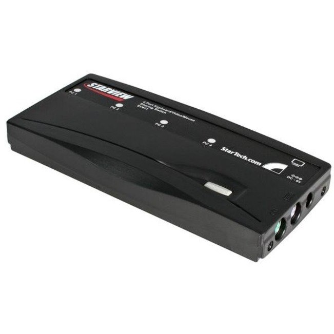 StarTech.com StarView SV411K - KVM switch - PS/2 - 4 ports - 1 local user