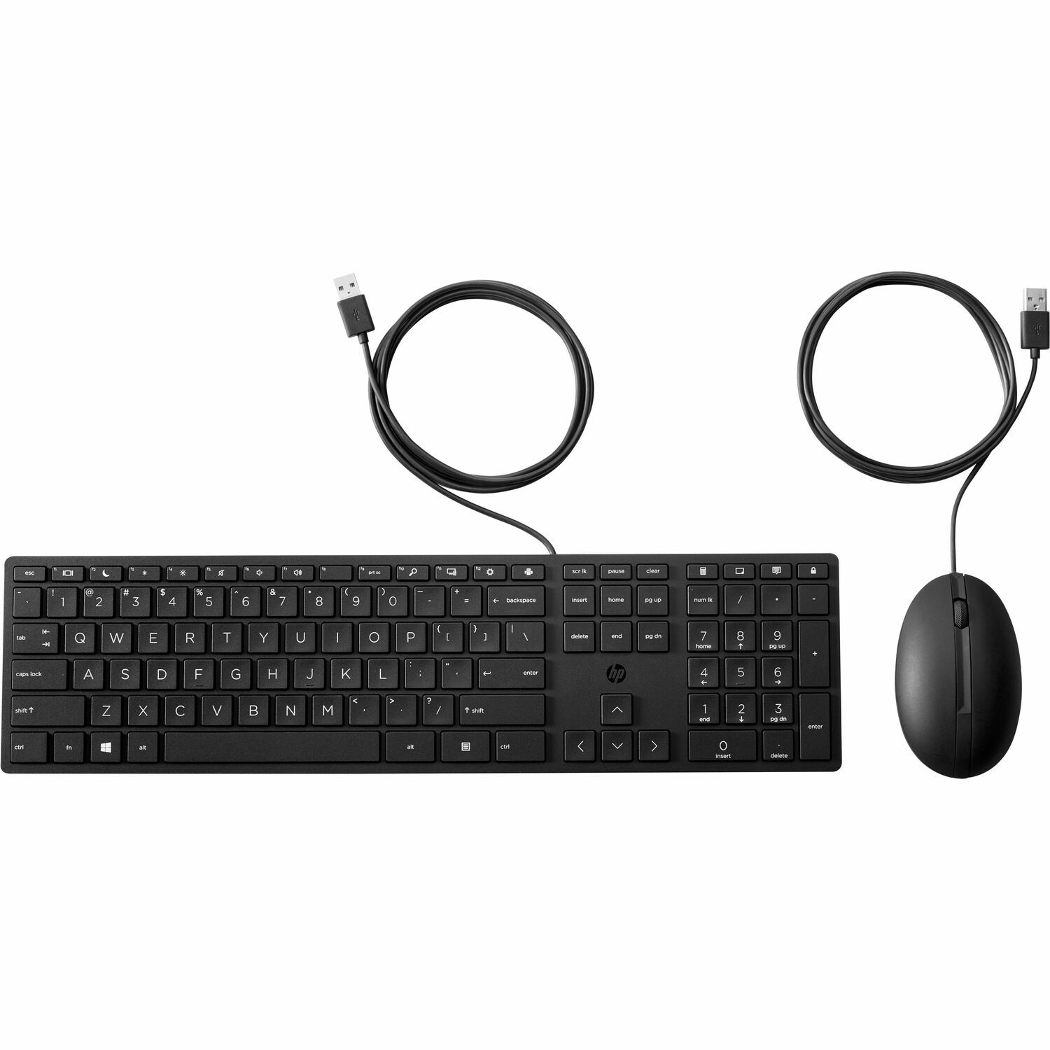 HP Wired Desktop 320MK Keyboard & Mouse - English (US)