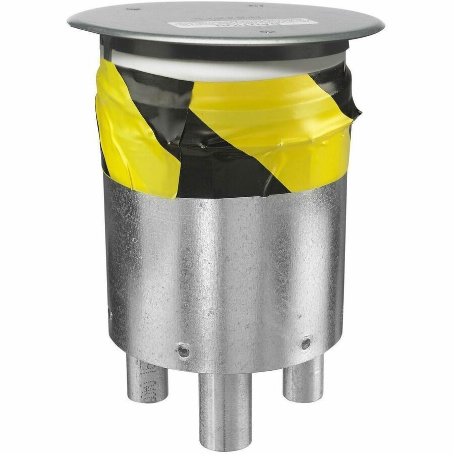 Hubbell Premise Wiring Recessed 4" Series, (1) S1R4PTFIT fitting, (2) S1R4DIV Low Voltage Dividers