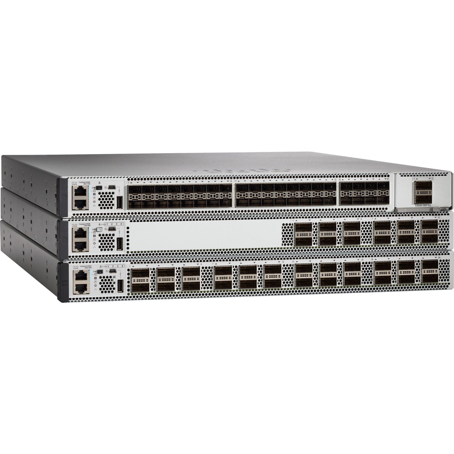 Cisco Catalyst 9500 C9500-16X-2Q Manageable Layer 3 Switch - 10 Gigabit Ethernet, 40 Gigabit Ethernet - 10GBase-X, 40GBase-X - Refurbished