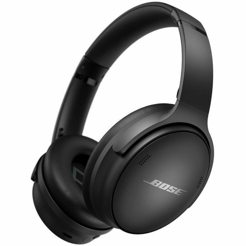 Bose QuietComfort 45 Wired/Wireless Over-the-ear, Over-the-head, On-ear Stereo Headset - Black