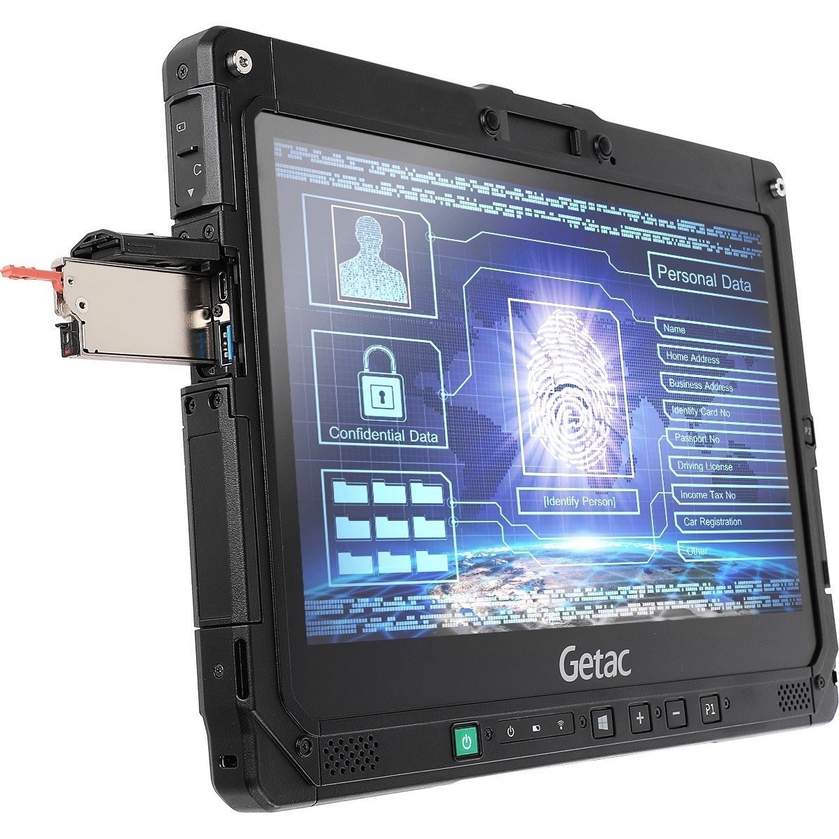 Getac K120 Rugged Tablet - 31.8 cm (12.5") Full HD - 16 GB - 256 GB SSD - Windows 10 Pro