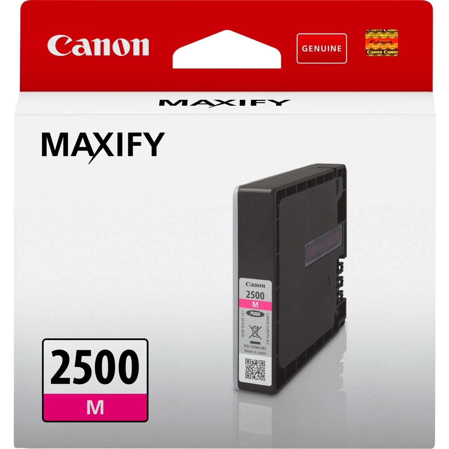 Canon 2500M Original High Yield Inkjet Ink Cartridge - Magenta - 1 Pack
