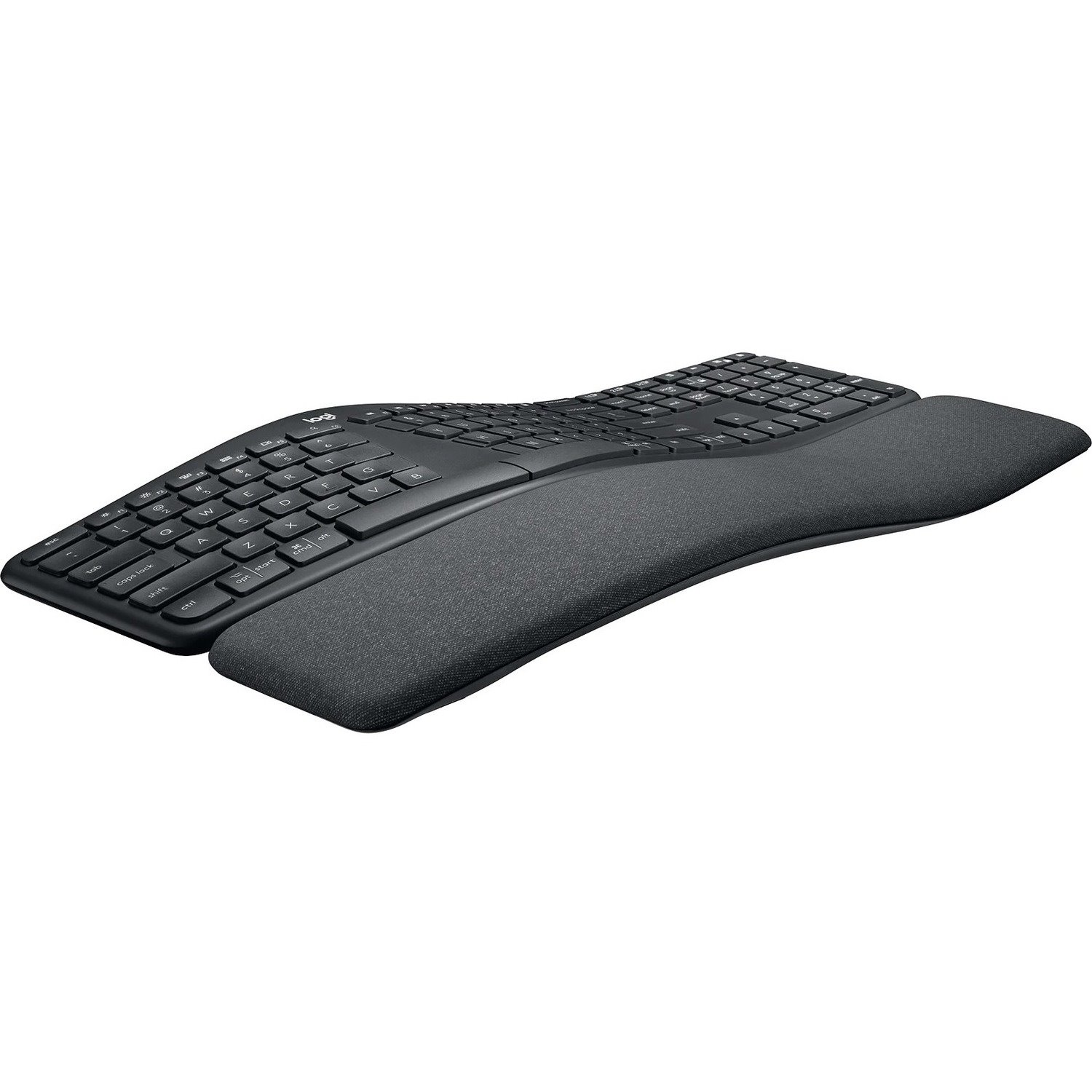 Logitech ERGO K860 Keyboard - Wireless Connectivity - Danish, Norwegian, Swedish, Finnish - QWERTY Layout - Graphite