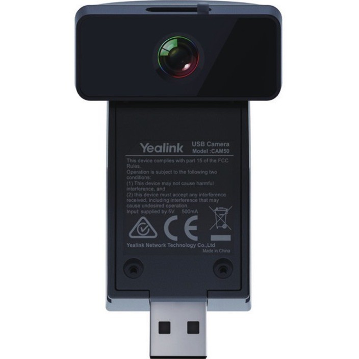 Yealink (CAM50) Camera for SIP-T58 IP Phones, 2 Mega-pixel HD Camera, Adjustable with Privacy Shutter