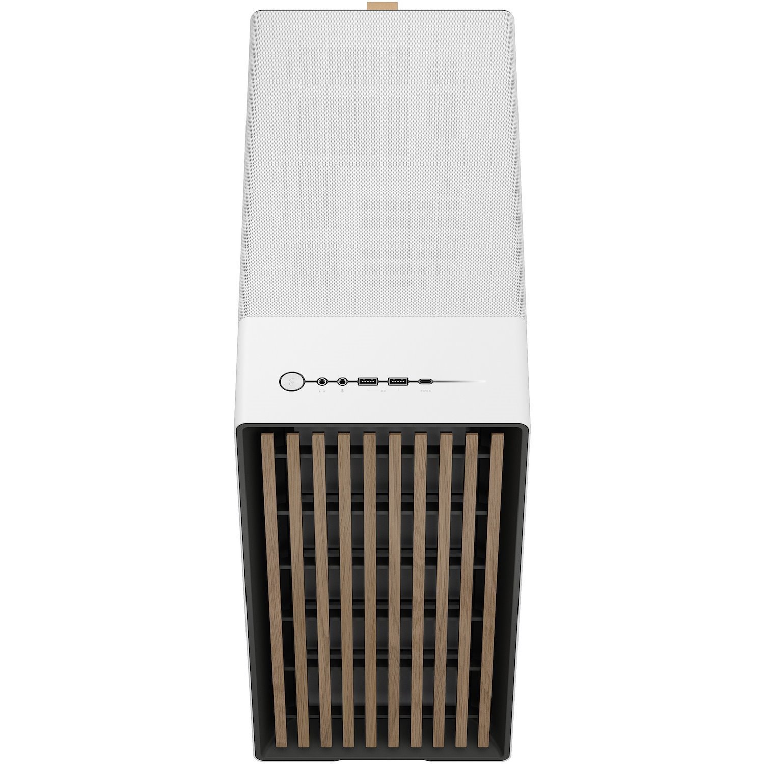 Fractal Design Computer Case - ATX Motherboard Supported - Mid-tower - Mesh, Steel - Chalk White