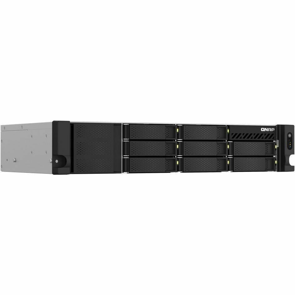 QNAP TS-873AEU-RP-4G 8 x Total Bays SAN/NAS Storage System - 96 TB HDD - 8 x 12TB - 5 GB Flash Memory Capacity - AMD Ryzen V1500B Quad-core (4 Core) 2.20 GHz - 4 GB RAM - DDR4 SDRAM - 2U Rack-mountable