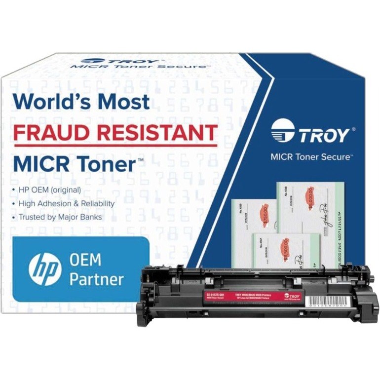 Troy Toner Secure Original MICR Standard Yield Laser Toner Cartridge CF226A - Black - 1 Pack