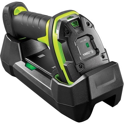 Zebra LI3678 Handheld Barcode Scanner - Wireless Connectivity - Industrial Green