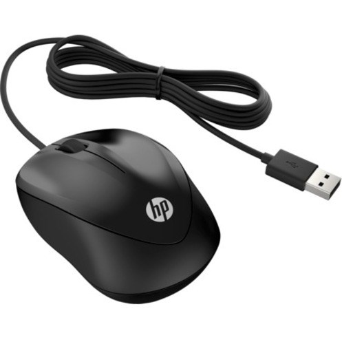 HP 1000 Mouse - USB - 3 Button(s) - Black
