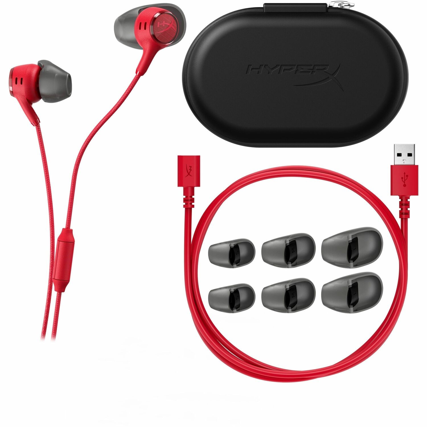 HP HyperX Cloud Earbuds Iii S Red