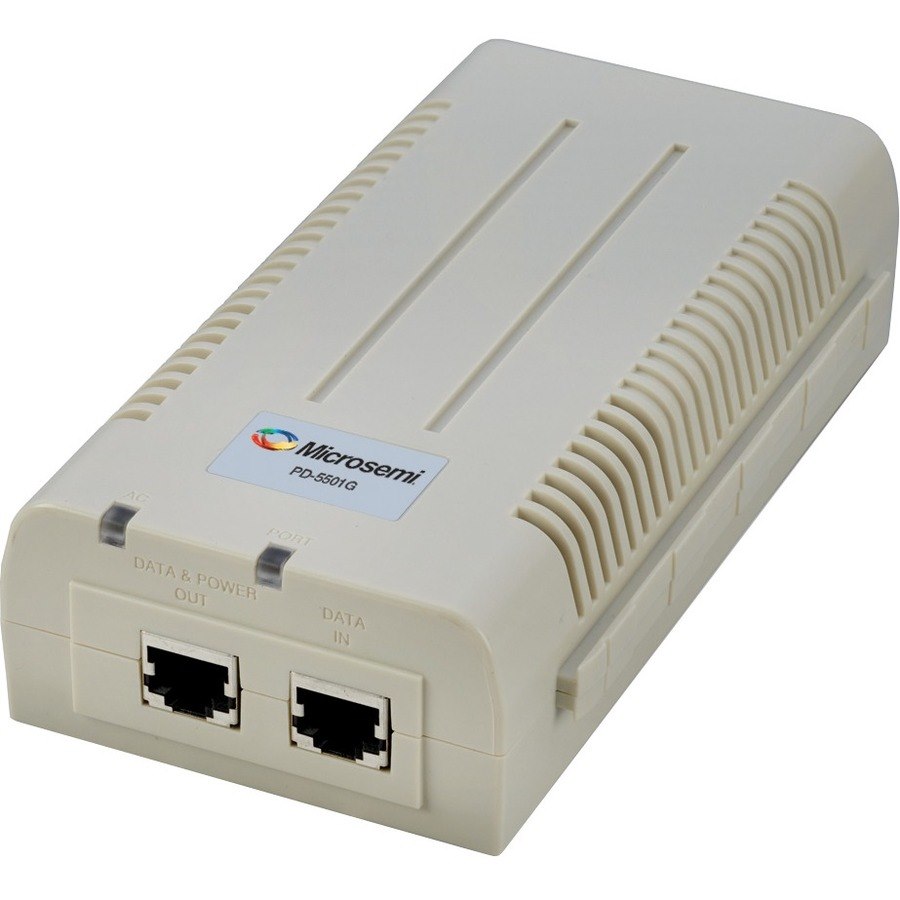 Microchip 1-Port 30W Gigabit Poe Midspan 12-24VDC