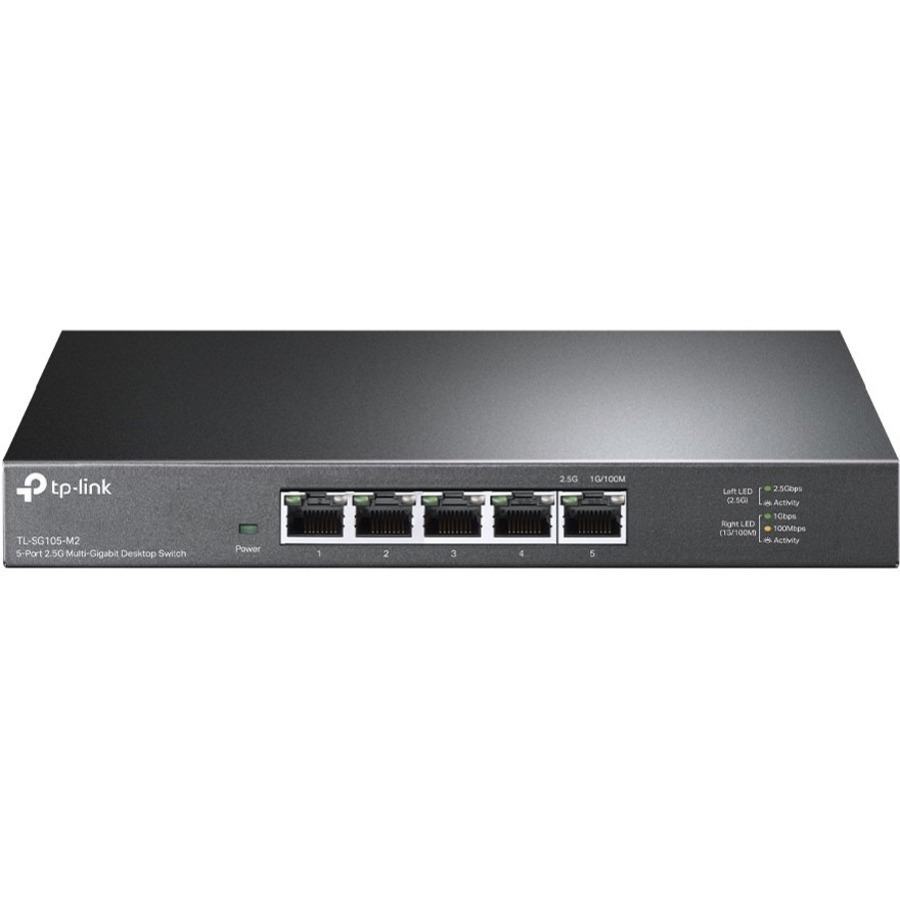 TP-Link TL-SG105-M2 5 Poorten Ethernetswitch - 2.5 Gigabit Ethernet - 2.5GBase-T