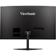 ViewSonic OMNI VX2718-2KPC-MHD 27 Inch Curved 1440p 1ms 165Hz Gaming Monitor with Adaptive Sync, Eye Care, HDMI and Display Port