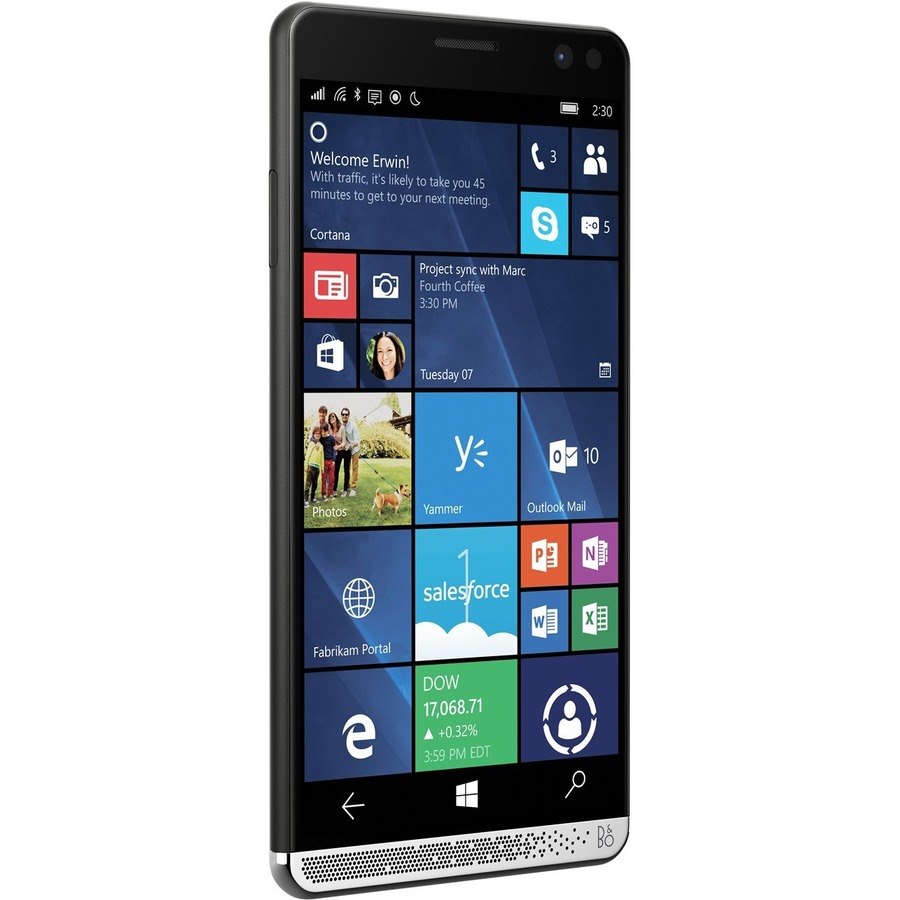 HP Elite x3 64 GB Smartphone - 6" Super AMOLED WQHD 1440 x 2560 - 4 GB RAM - Windows 10 - 4G