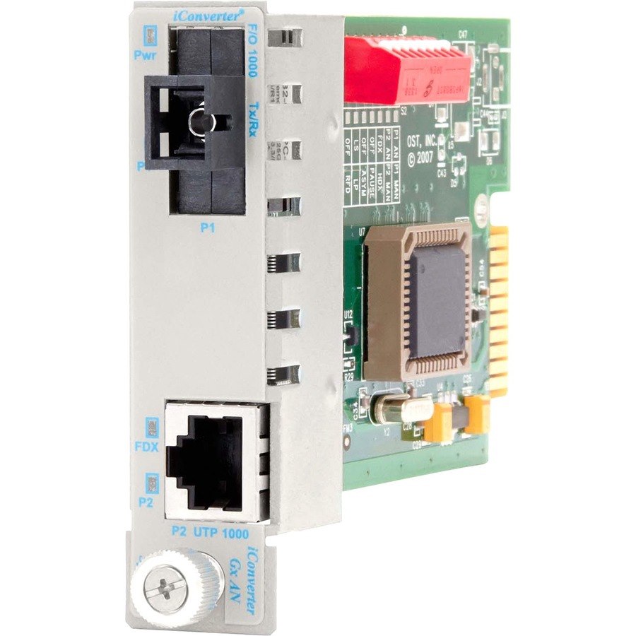 iConverter 1000Mbps Gigabit Ethernet Single-Fiber Media Converter RJ45 SC Single-Mode BiDi 20km Module