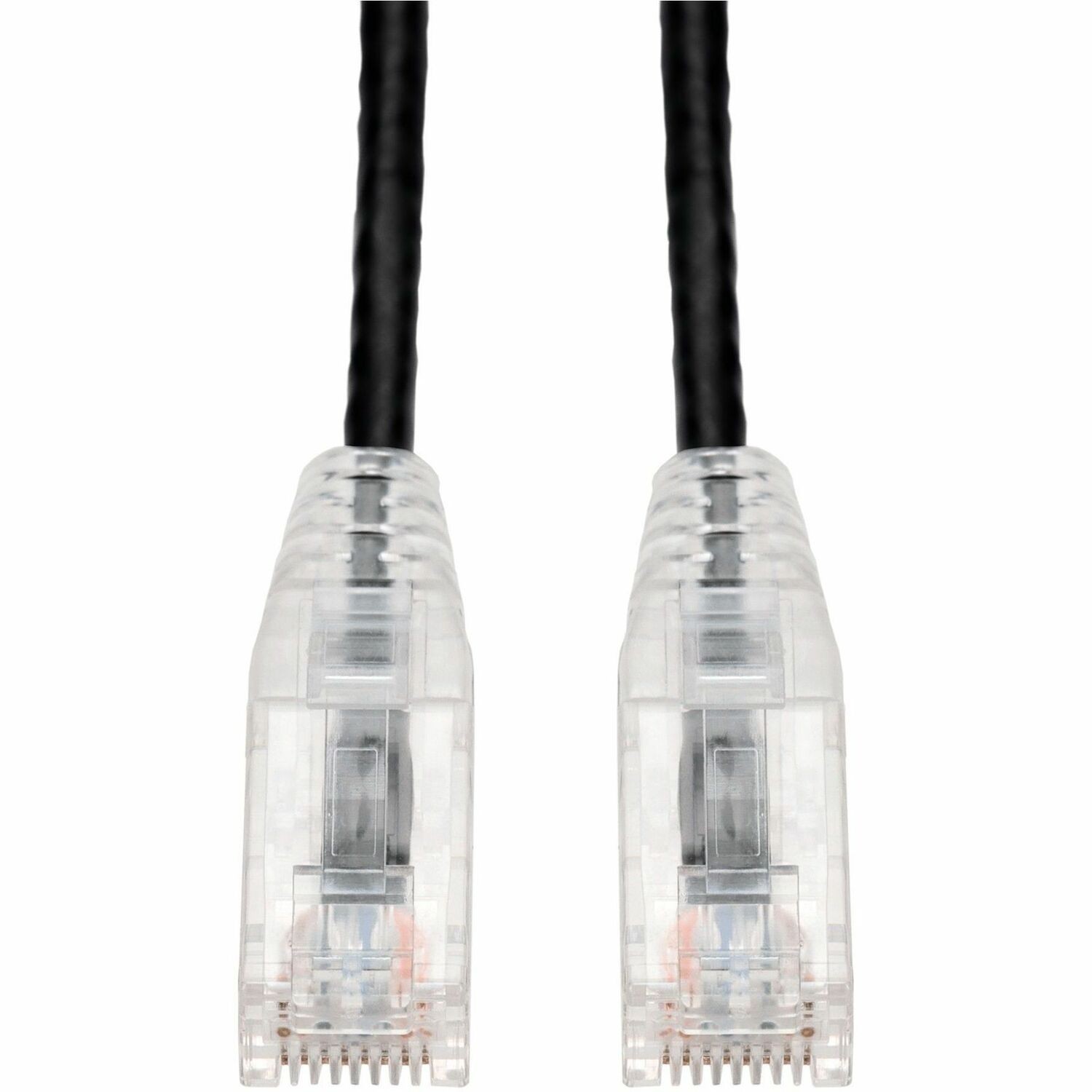Addon Networks 5-PK 7FT Black Cat6a Slim PVC