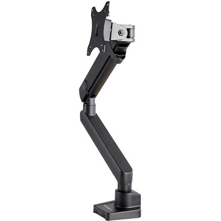 StarTech.com Desk Mount Monitor Arm with 2x USB 3.0 ports, for VESA Display up to 34" (17.6lb/8kg) , C-Clamp/Grommet, Mechanical Spring