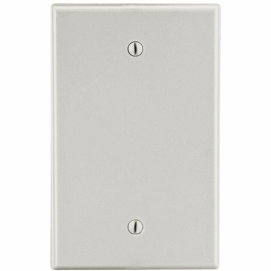 Bryant Wallplate, 1-Gang, Box Mount Blank, Light Almond