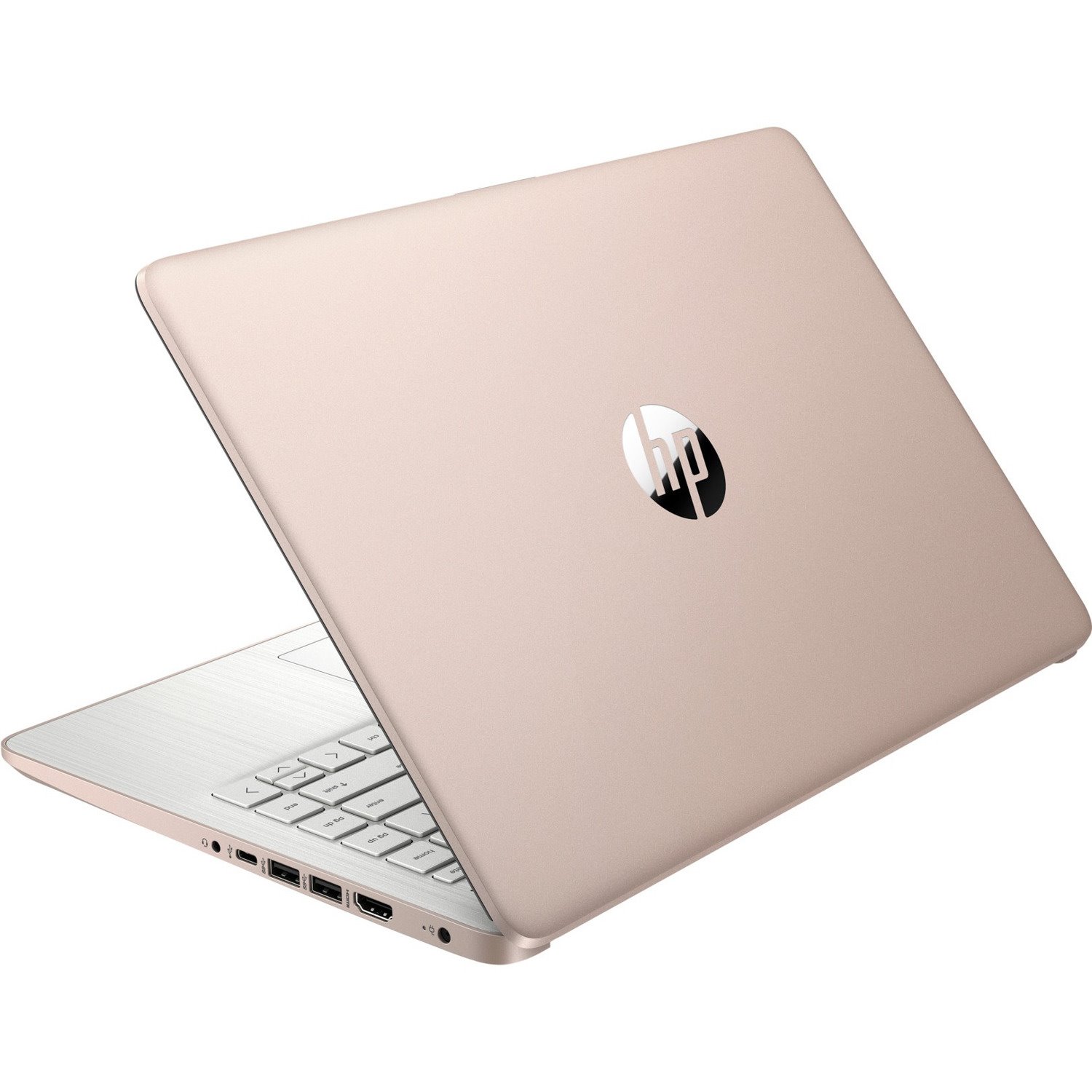 HP 14" Notebook - HD - 1366 x 768 - (Intel Celeron N4020 Dual-core (2 Core) 1.1 GHz) - 4 GB Total RAM - 64 GB Flash Memory - Pale Rose Gold, Natural Silver