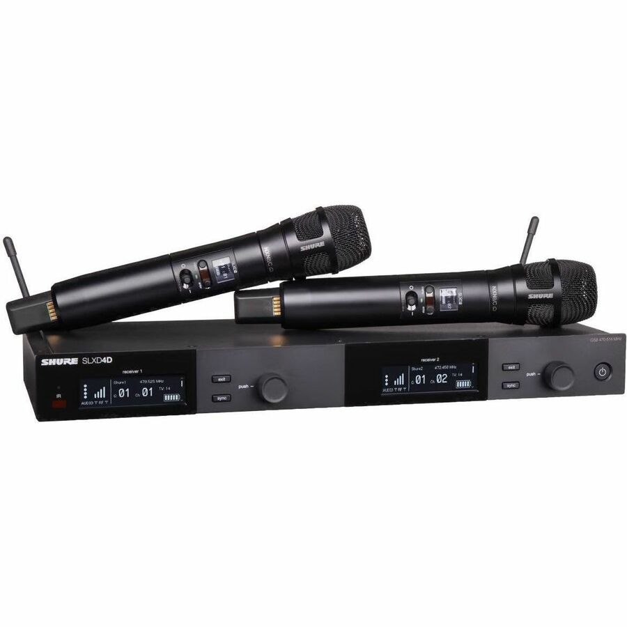 Shure SLXD24D/N8CB Dual Wireless System With 2 Nexadyne 8/C Handheld Transmitters