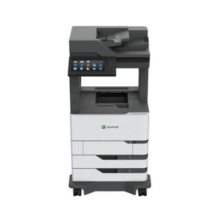 Lexmark MX820 MX826ade Laser Multifunction Printer-Monochrome-Copier/Fax/Scanner-70 ppm Mono Print-1200x1200 Print-Automatic Duplex Print-350000 Pages Monthly-1200 sheets Input-Color Scanner-600 Optical Scan-Monochrome Fax-Gigabit Ethernet