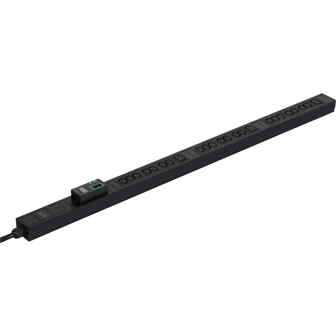 APC Easy Rack Metered PDU, 0U Vertical, 230V/16A 3P+N+PE Input, 3 Phase, 11kW, 3x IEC C19 & 21x IEC C13 Outlets