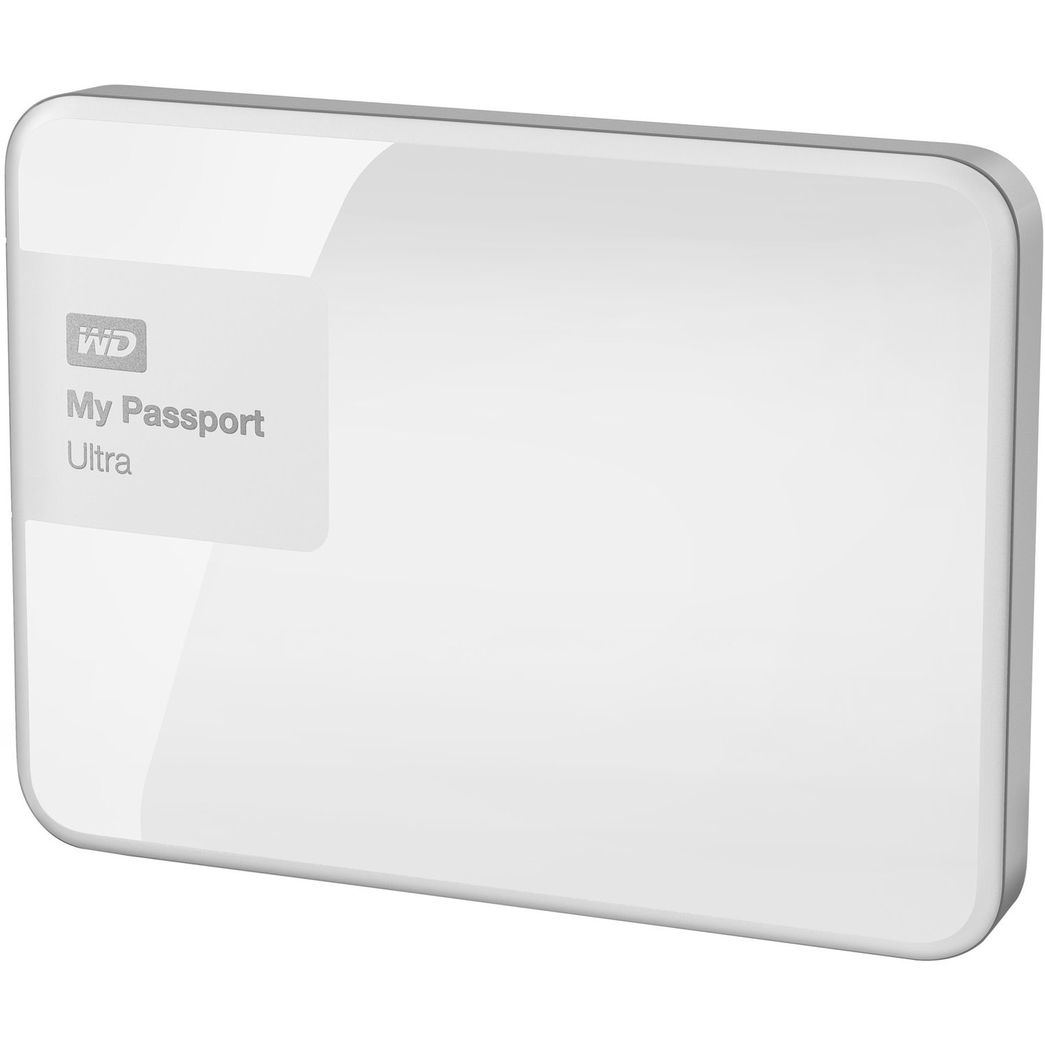 WD My Passport Ultra WDBGPU0010BWT-NESN 1 TB Portable Hard Drive - External - Brilliant White