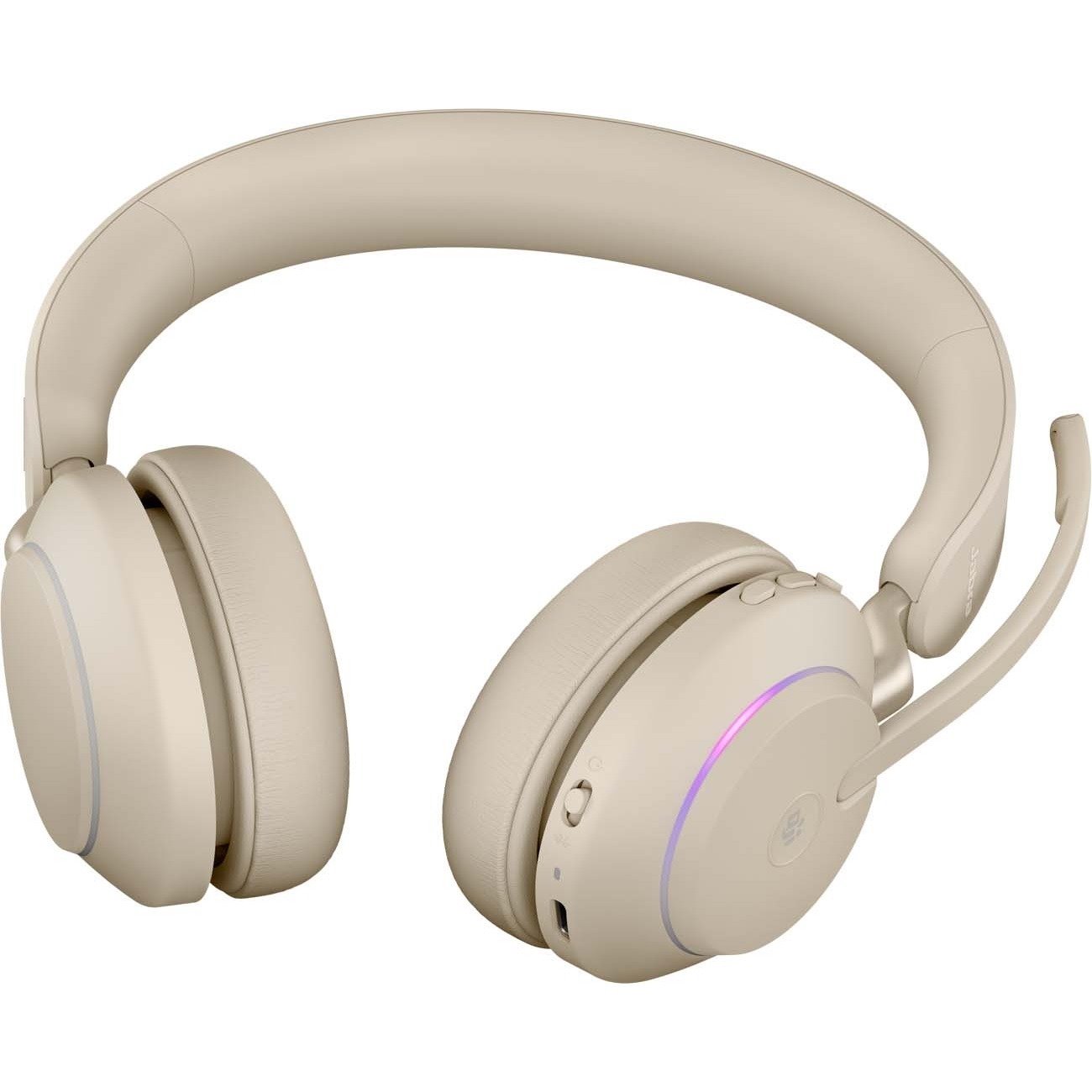 Jabra Evolve2 65 Wireless Over-the-head Stereo Headset - Beige