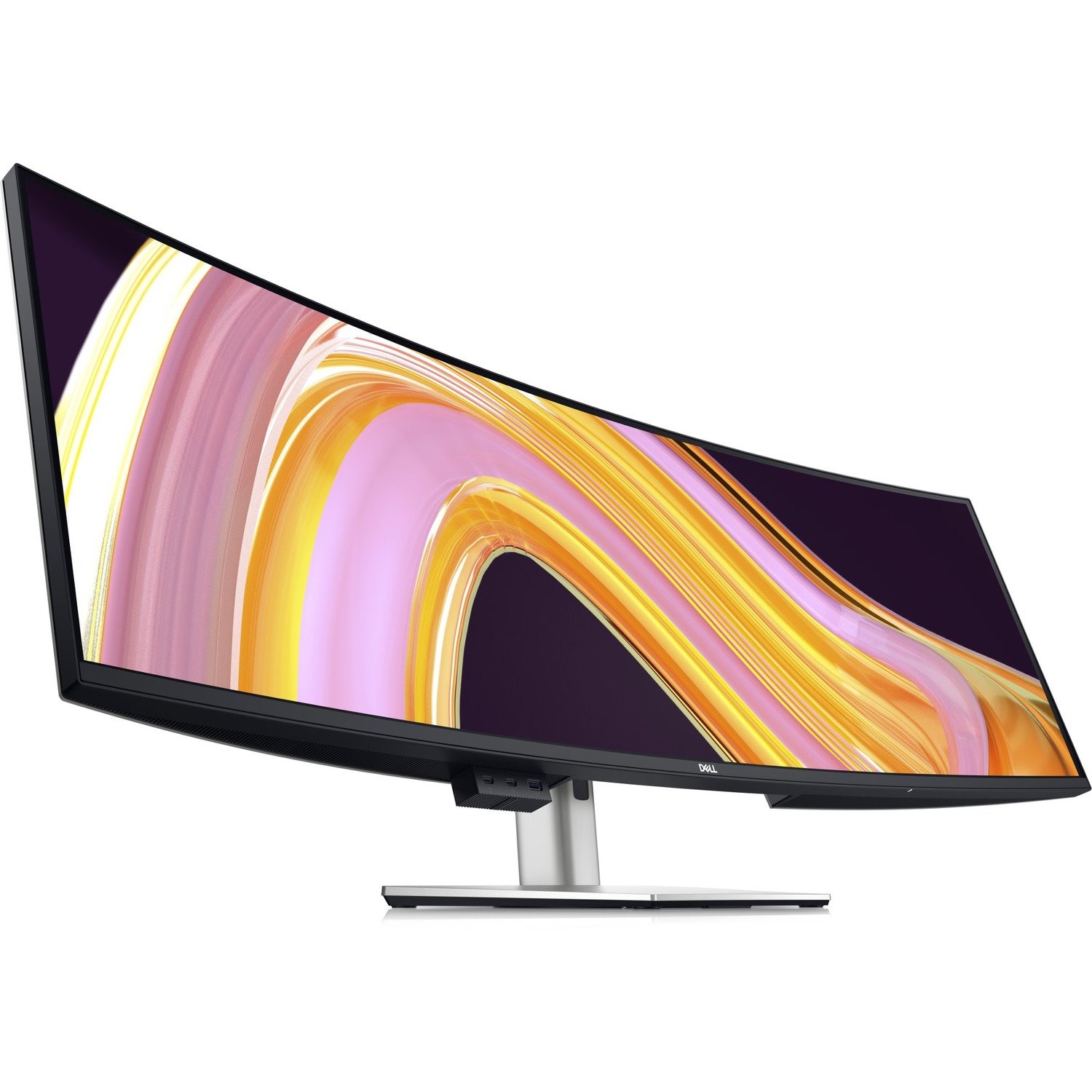 Dell UltraSharp U4924DW 49" Class Dual Quad HD (DQHD) Curved Screen LCD Monitor - 32:9 - Black