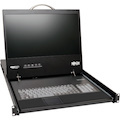 Tripp Lite by Eaton NetCommander 8-Port Cat5 KVM over IP Switch - 19 in. LCD 1 Remote + 1 Local User 1U Rack-Mount