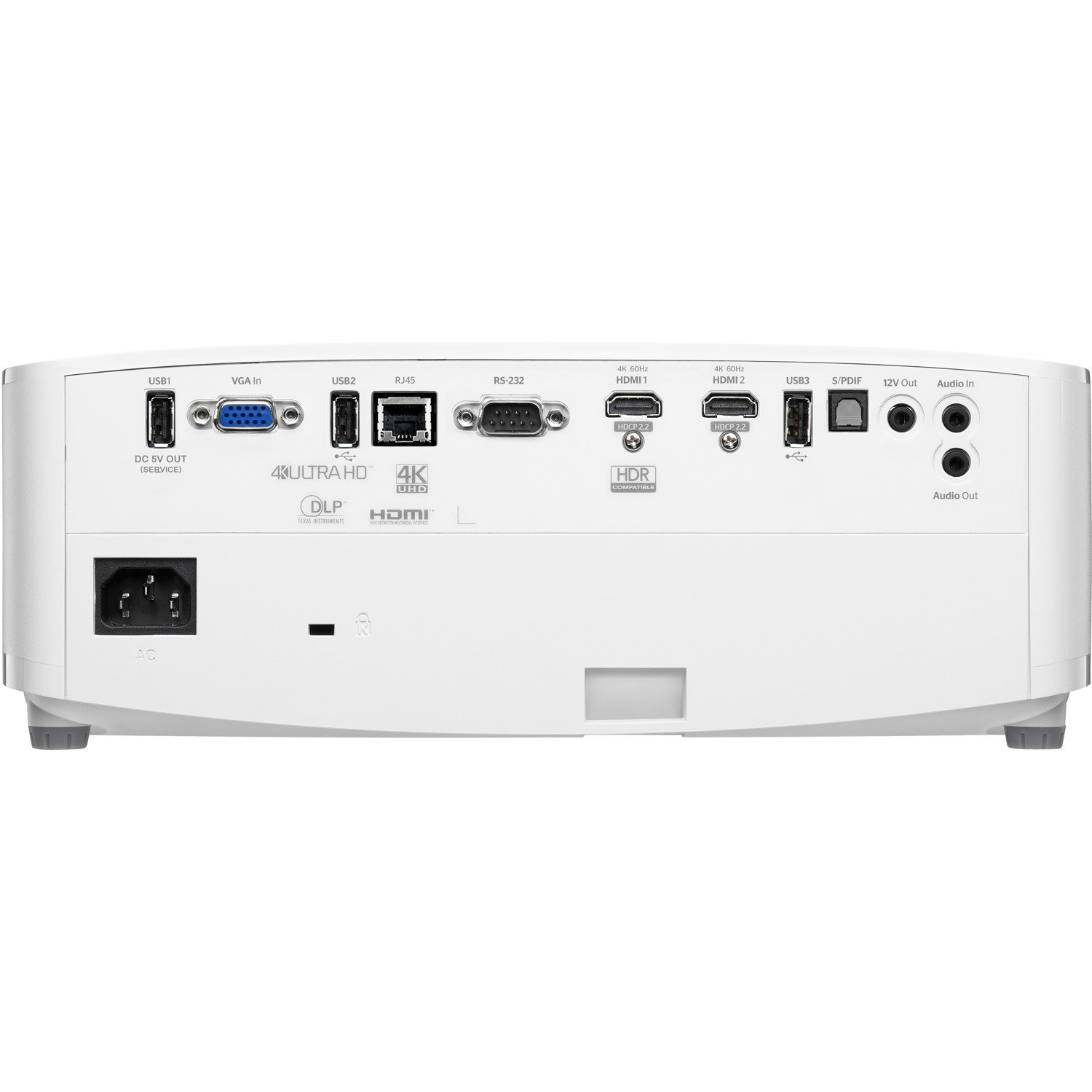 Optoma UHD55 3D DLP Projector - 16:9 - Ceiling Mountable - White