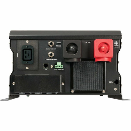 Eaton Tripp Lite Series 3000W 24VDC 230V Sine Wave Solar Inverter/Charger - 60A MPPT Solar Charge Controller, C19 Outlet, Wired Remote, Hardwire Input/Output