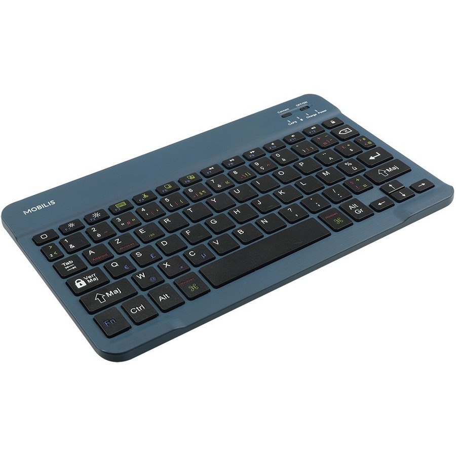 MOBILIS Keyboard - Wireless Connectivity - French - Blue