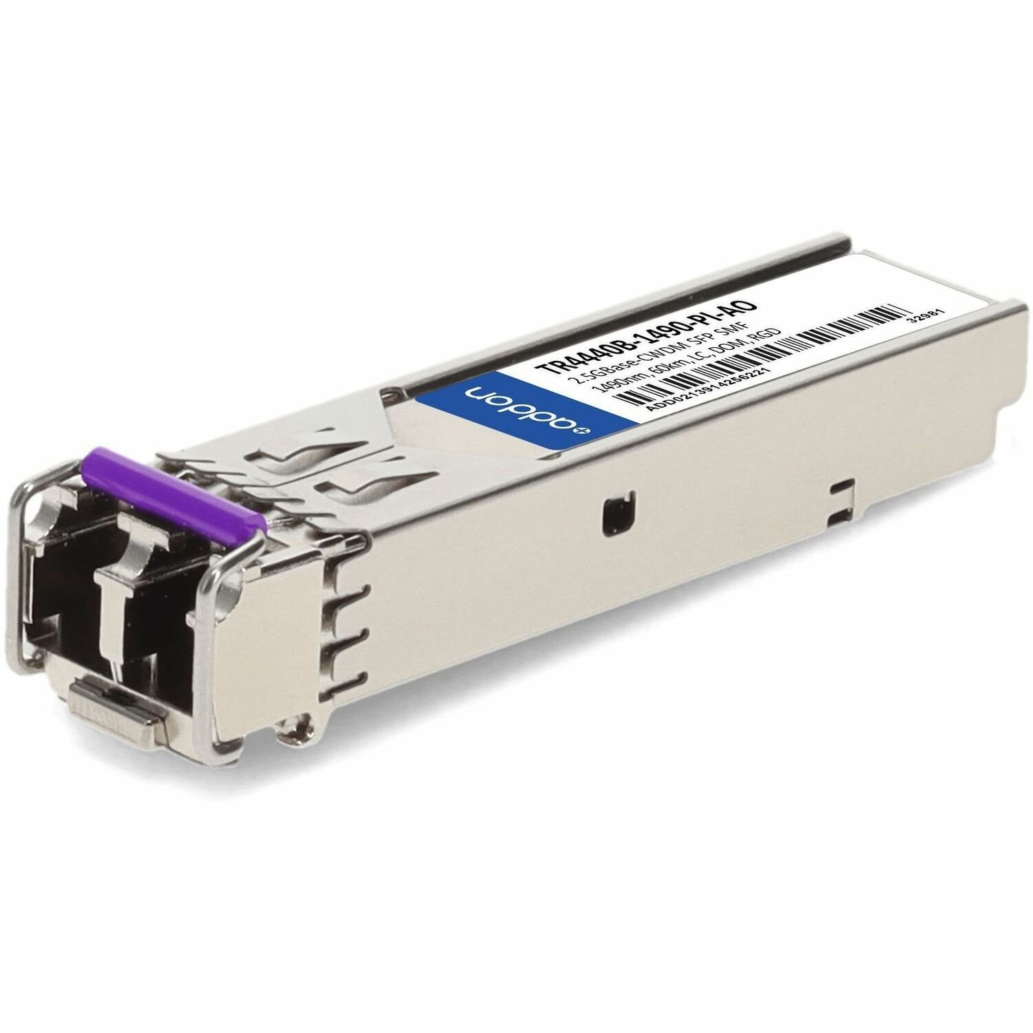 AddOn Arris&reg; TR4440B-1490-PI Compatible TAA 2.1GBase-CWDM SFP Transceiver (SMF, 1490nm, 60km, LC, DOM, -40 to 85C)