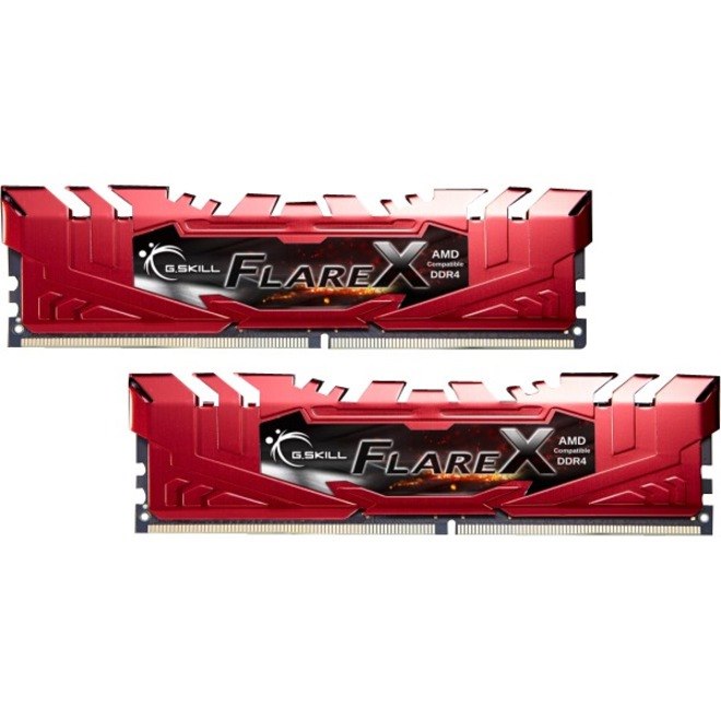 G.SKILL Flare X RAM Module - 16 GB (2 x 8GB) - DDR4-2400/PC4-19200 DDR4 SDRAM - 2400 MHz - CL16 - 1.20 V