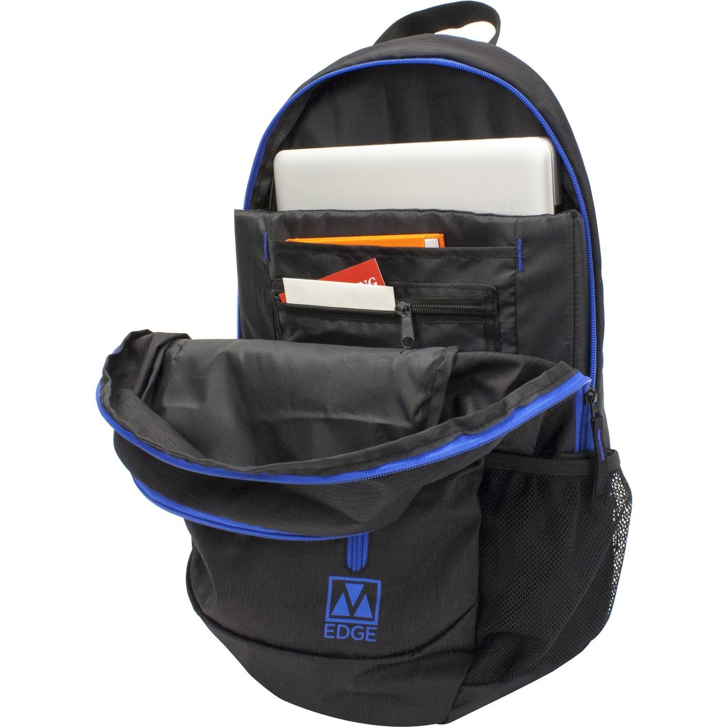 M-Edge Flex BPK-FL6-N-BB Carrying Case (Backpack) for 15" Notebook - Black, Blue