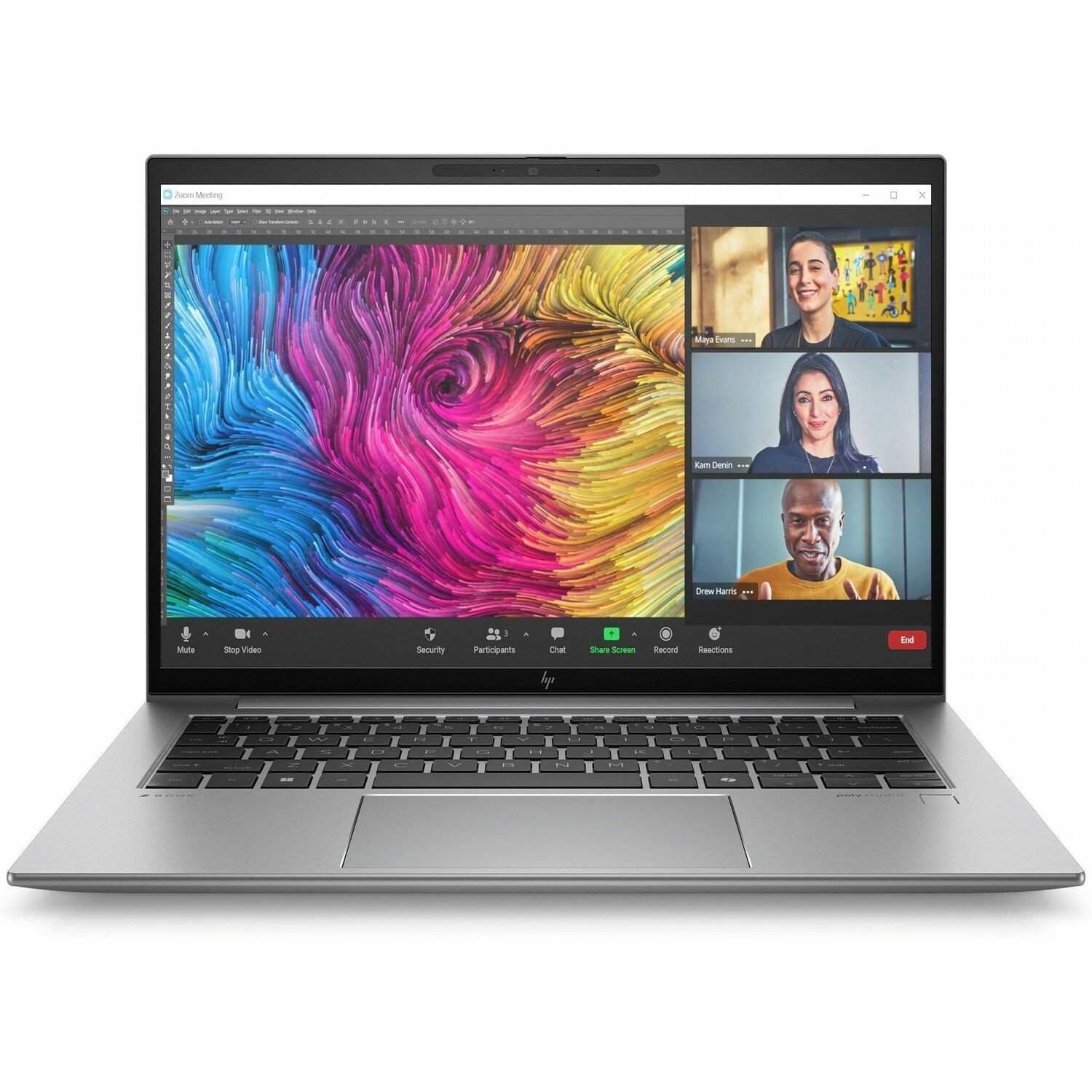 HP ZBook Firefly 14 G11 (C25KZAT) Ultra7-155H(4.8Ghz)(16C) 16GB(2x8GB)(DDR5) SSD-512GB 14"(1920x1200)-Touch-IPS RTX-A500-4GB WLAN+BT Quiet-Keyboard Webcam-IR-5M