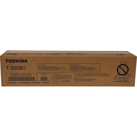 Toshiba Original Laser Toner Cartridge - Black - 1 Each
