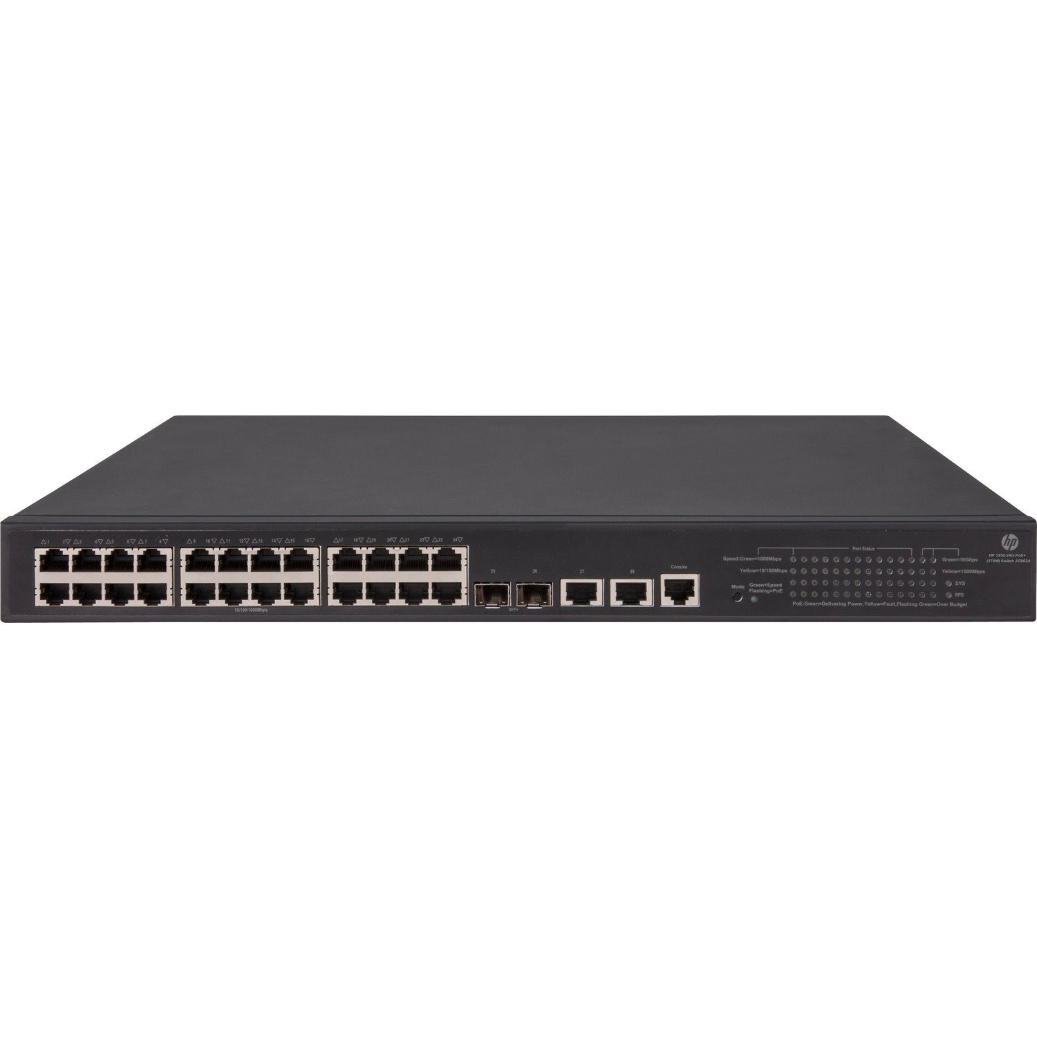 HPE 1950-24G-2SFP+-2XGT-PoE+(370W) Switch