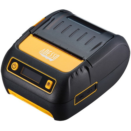 Adesso NuPrint NuPrint 220B Retail, Delivery, Restaurant, Transportation & Logistic Direct Thermal Printer - Monochrome - Receipt Print - USB - Bluetooth - Battery Included - Black