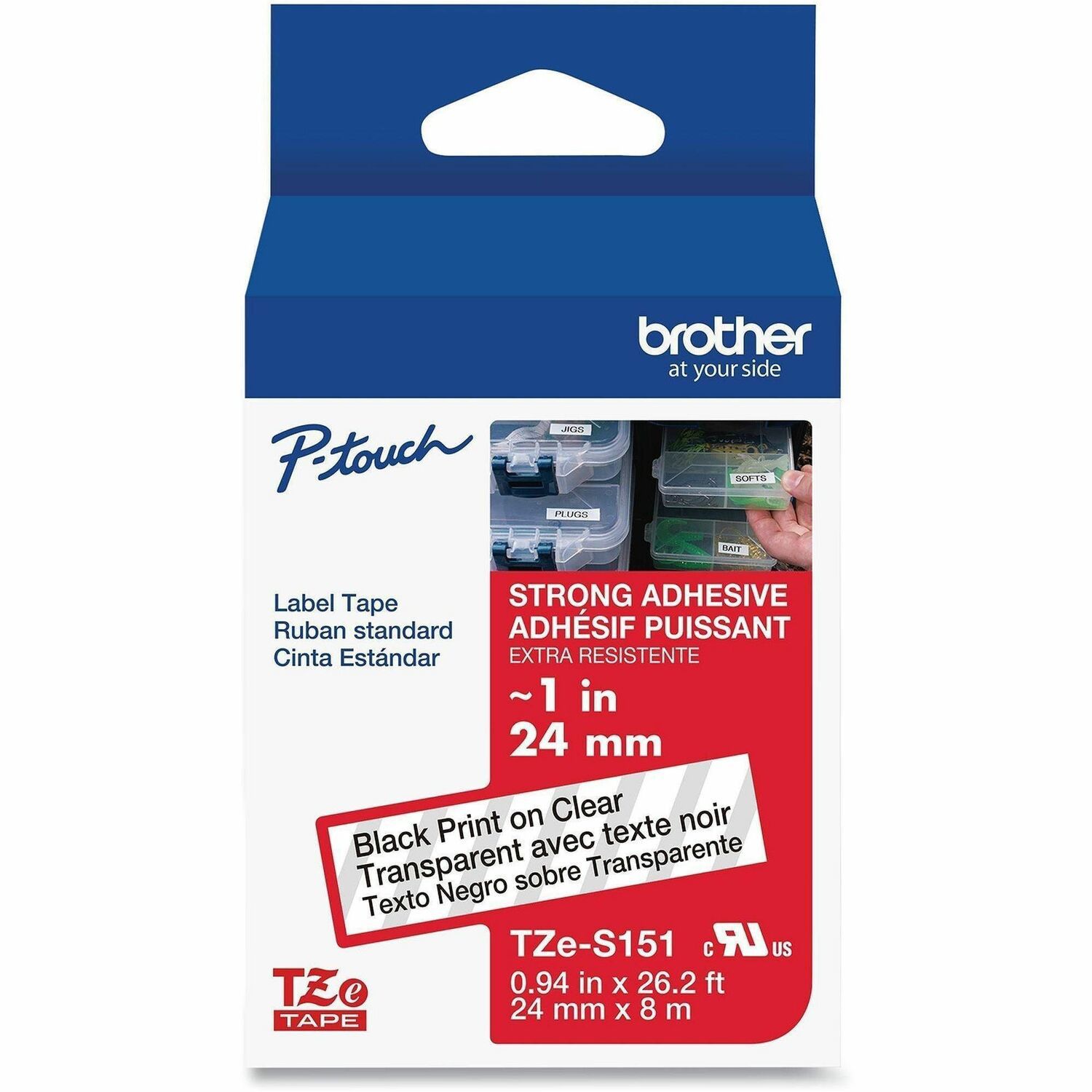 Brother TZes151 Labeltape