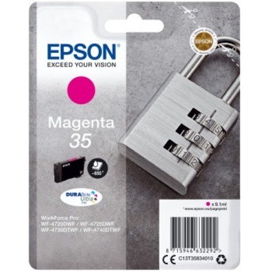 Epson DURABrite Ultra 35 Original Inkjet Ink Cartridge - Magenta - 1 / Blister Pack