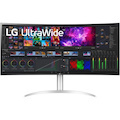LG 40WP95C-W 40" Class 5K2K WUHD Curved Screen LCD Monitor - 21:9 - Silver