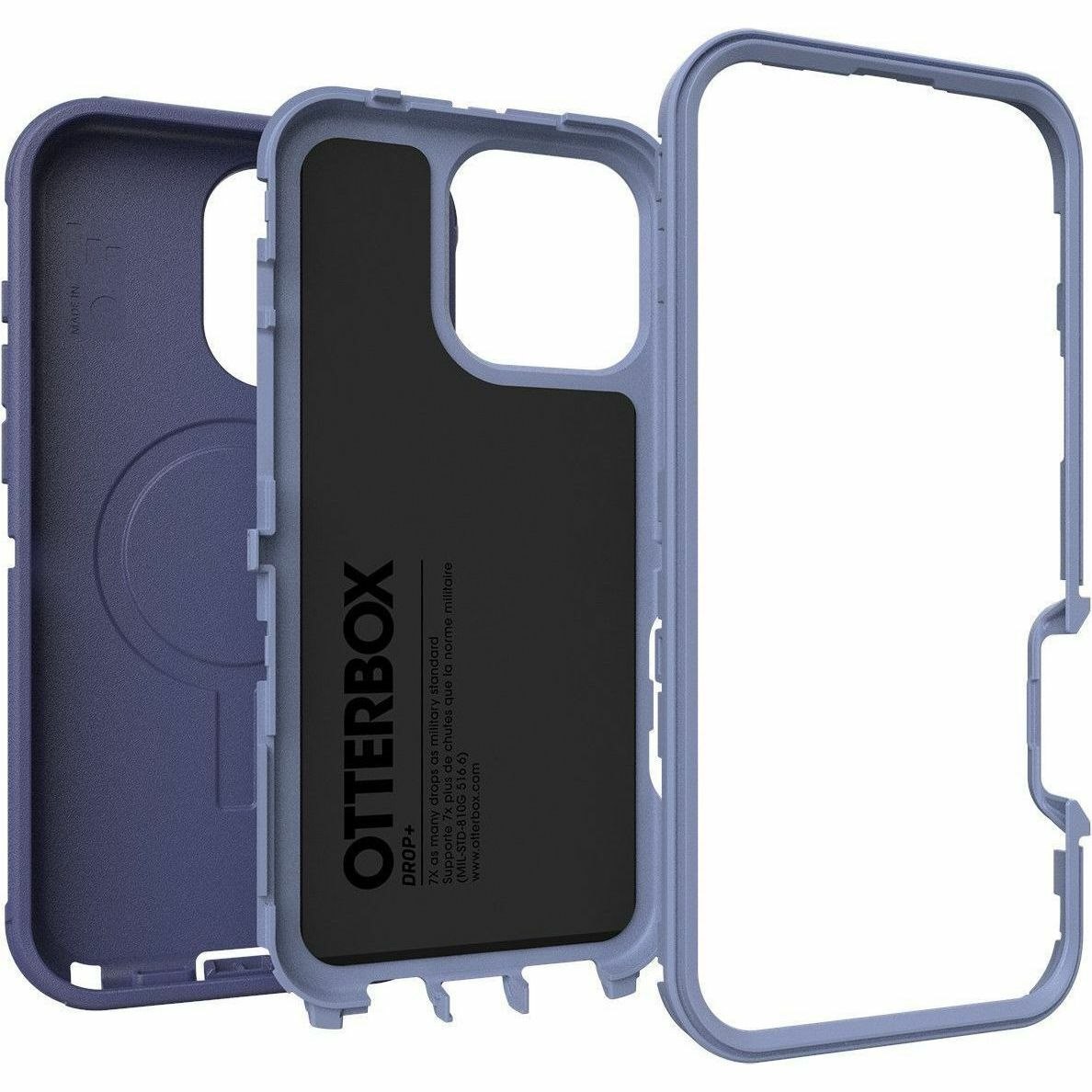 OtterBox Defender Case for Apple iPhone 16 Pro Max Smartphone - Textured - Denver Dusk Purple