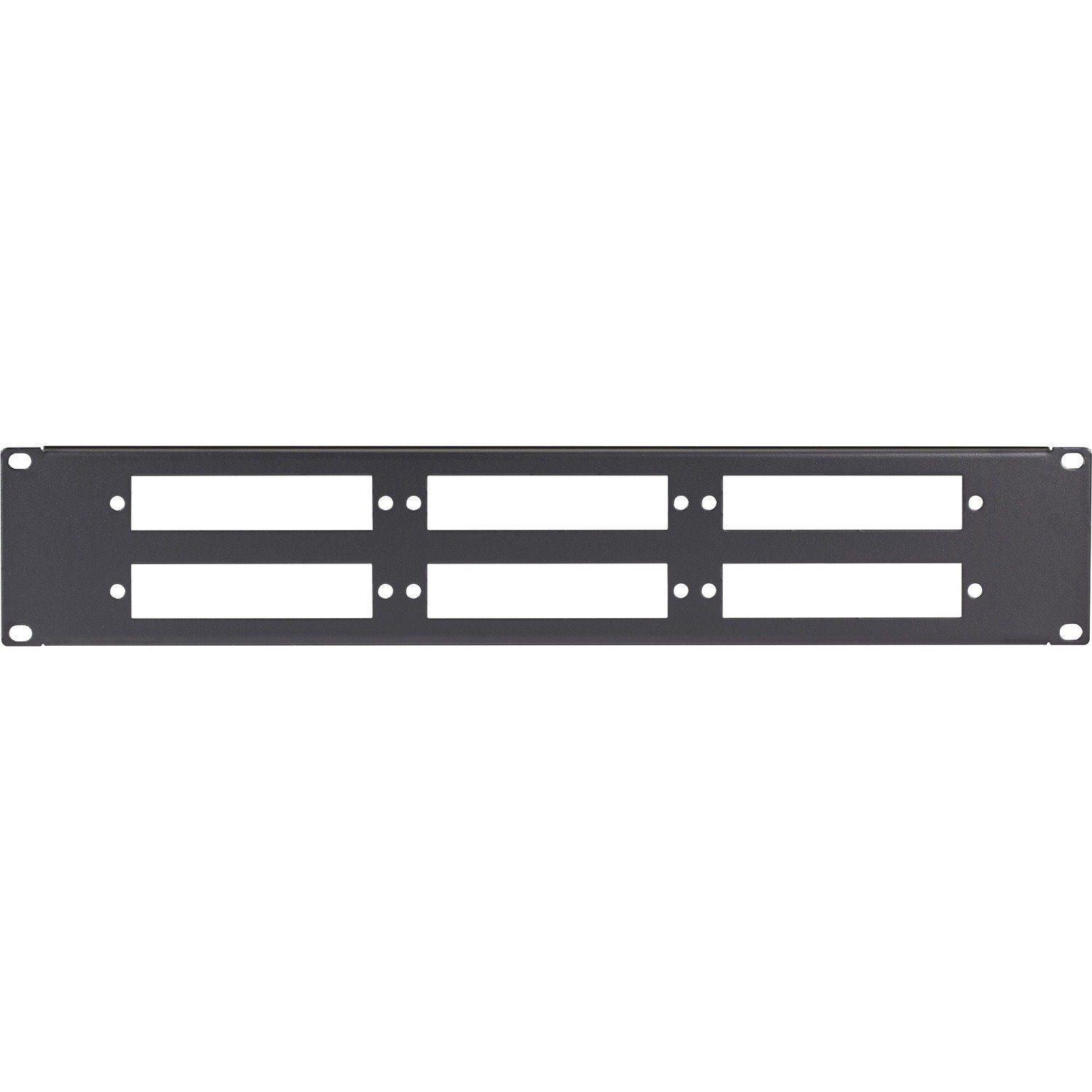 Black Box Connect Fiber Optic Panel - Blank, 1U, 6-Slot