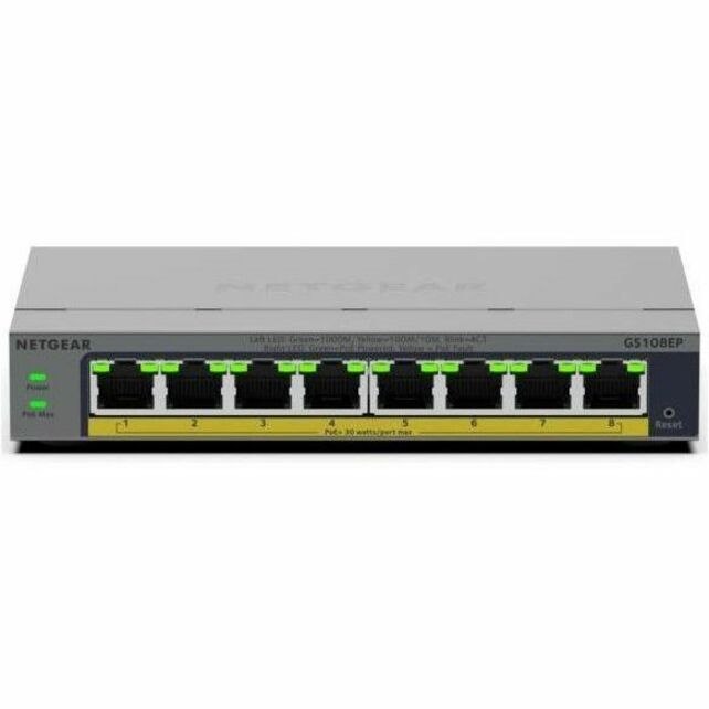 Netgear Business GS108EP 15 Ports Manageable Ethernet Switch - Gigabit Ethernet - 10/100/1000Base-T, 1000Base-X