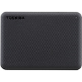 Dynabook Canvio Advance 2 TB Portable Hard Drive - External - Black Textured